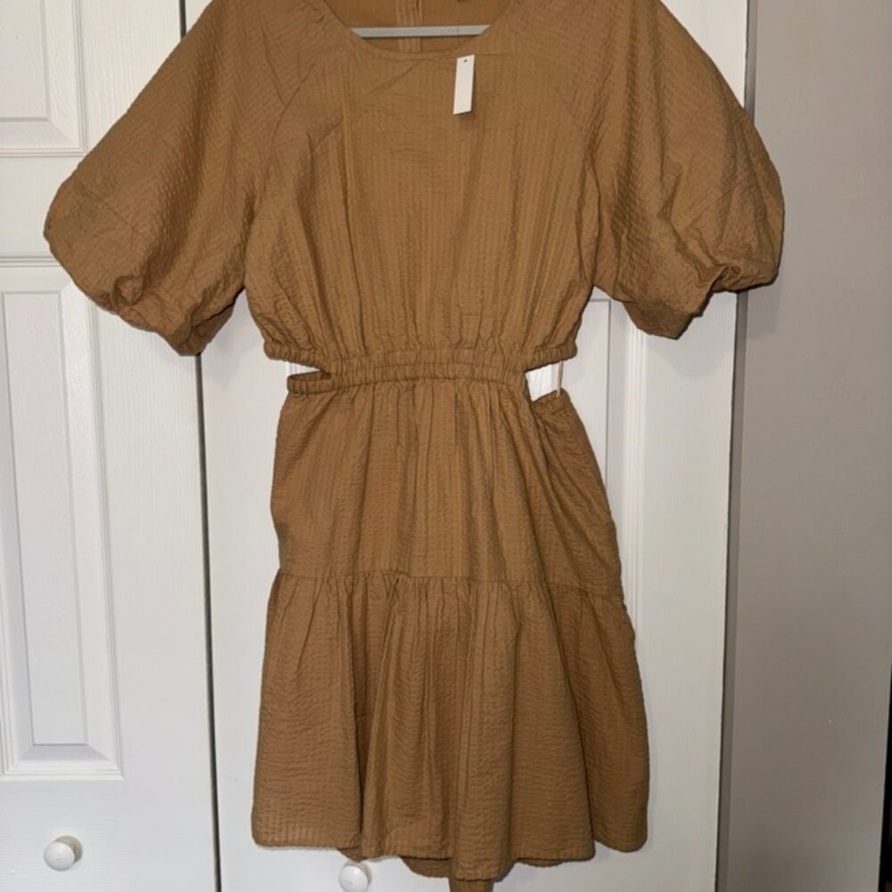 Madewell Seersucker Mini Dress